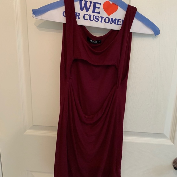 Michael Lauren Maroon Tank Top - Picture 1 of 3